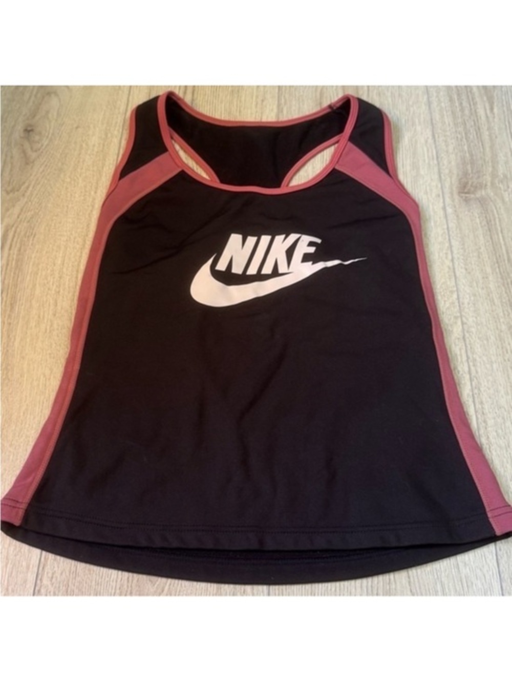 Nike black pink tank top sleeveless shirt